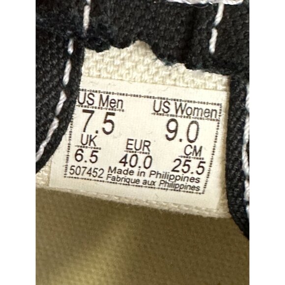 Vans Mary Jane Women's size 9 Black White Causal Shoes - Picture 8 of 8